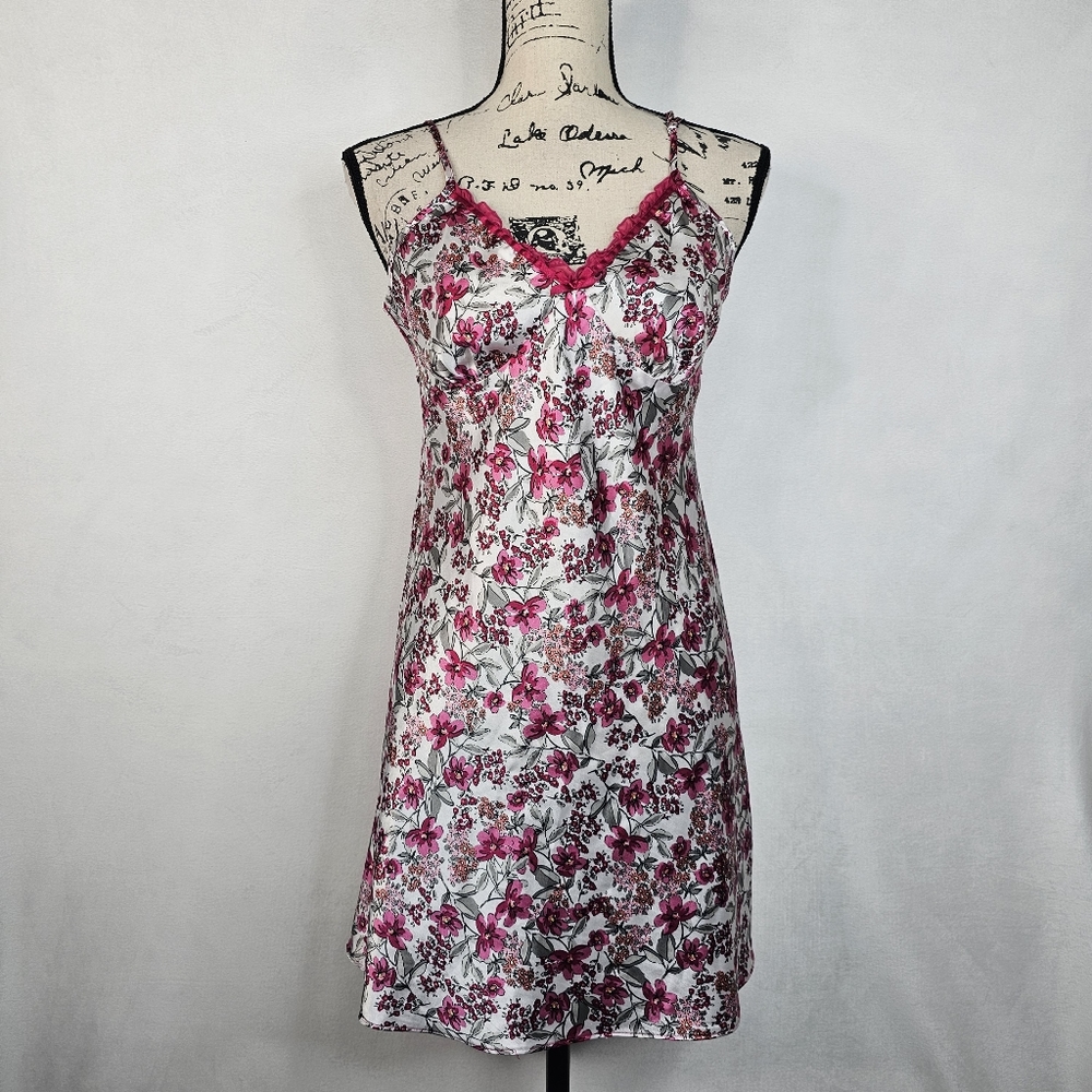Vintage 90s y2k adonna floral slip dress sz M